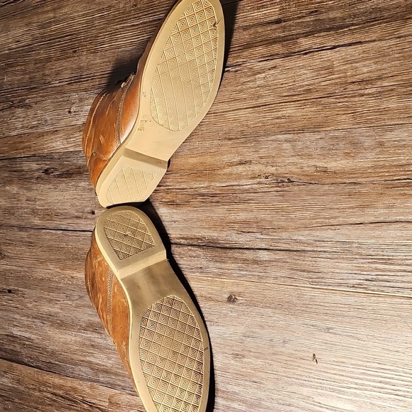 Men's Venturini For Men Brown Leather Chukka Boots Sz 12 - Picture 4 of 5